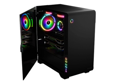 Gabinete Gamdias MARS M2 con Ventana, Micro-Tower, ITX/Micro ATX, USB 3.0/3.1, sin Fuente, 1 Ventilador RGB Instalado, Negro