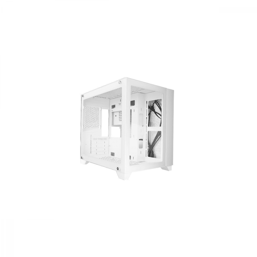 Gabinete Game Factor CSG570, Midi-Tower, ATX/Micro-ATX/Mini-ITX, USB 2.0/3.0, sin Fuente, sin Ventiladores Instalados, Blanco