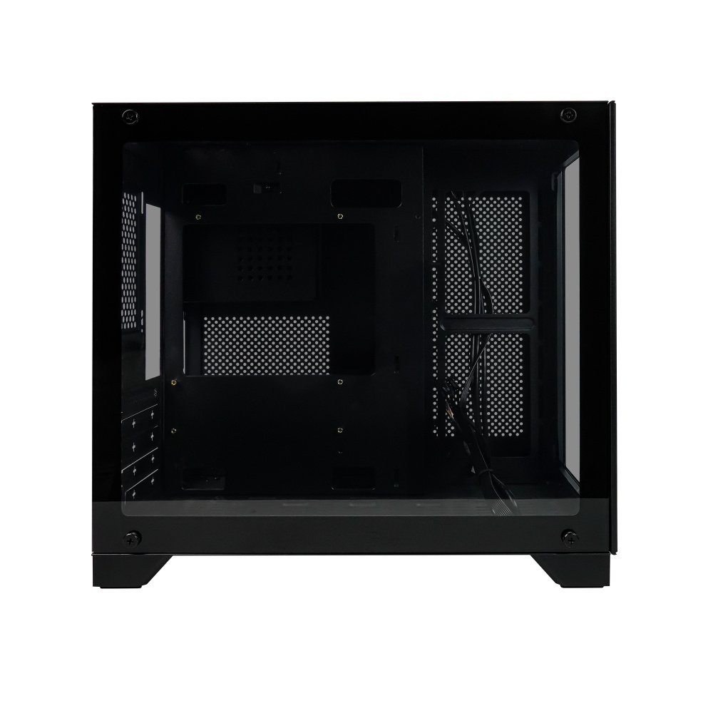 Gabinete Game Factor CSG570, Midi-Tower, Micro-ATX/Mini-ITX, USB 2.0/3.0, sin Fuente, sin Ventiladores Instalados, Negro