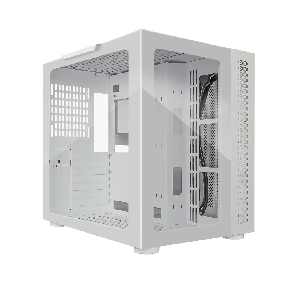 Gabinete Game Factor CSG700, Midi-Tower, ATX/EATX/Micro-ATX/Mini-ITX, USB 2.0/3.0, sin Fuente, sin Ventiladores Instalados, Blanco