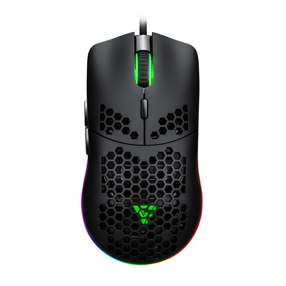 Mouse Gamer Game Factor Óptico MOG601, Alámbrico, USB A, 32.000DPI, Negro