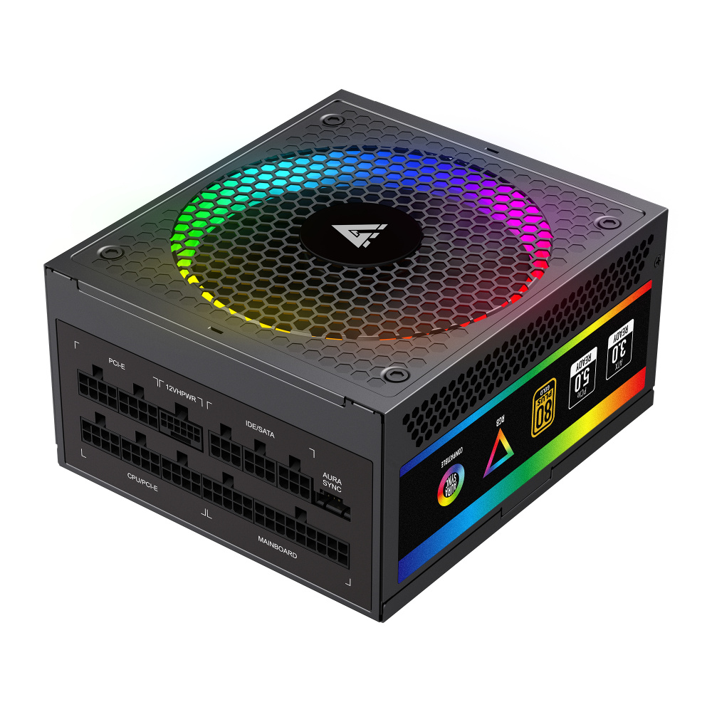 Fuente de Poder Game Factor PSG1050 80 PLUS Gold, 24-pin ATX, 120mm, 1050W ― Presenta falla en un puerto.