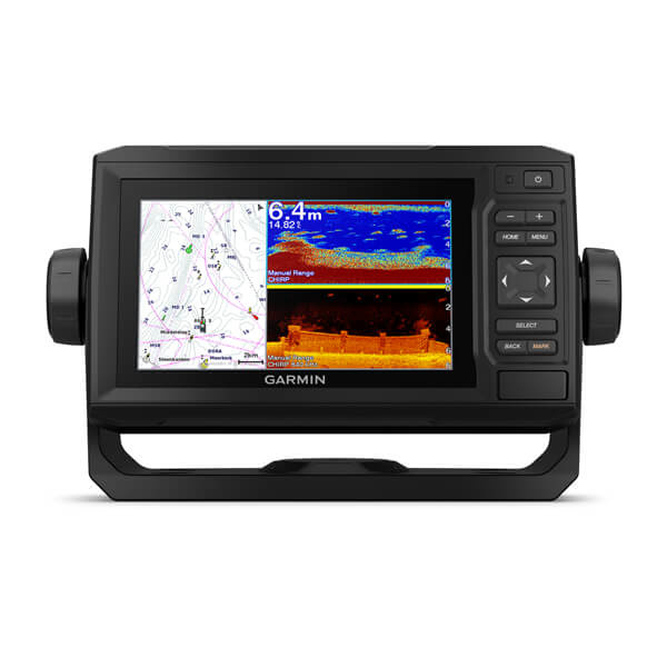Garmin Navegador GPS EchoMAP UHD 62cv, 6.2", Negro