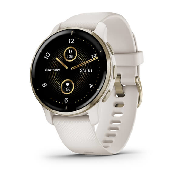 Garmin Smartwatch Venu 2 Plus, GPS, Touch, Bluetooth, Android/iOS, Blanco - Resistente al Agua