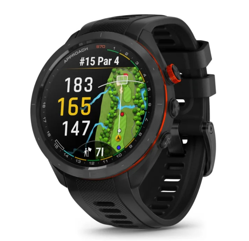 Garmin Smartwatch Approach S70, Touch, GPS, Bluetooth, Android/iOS, Negro
