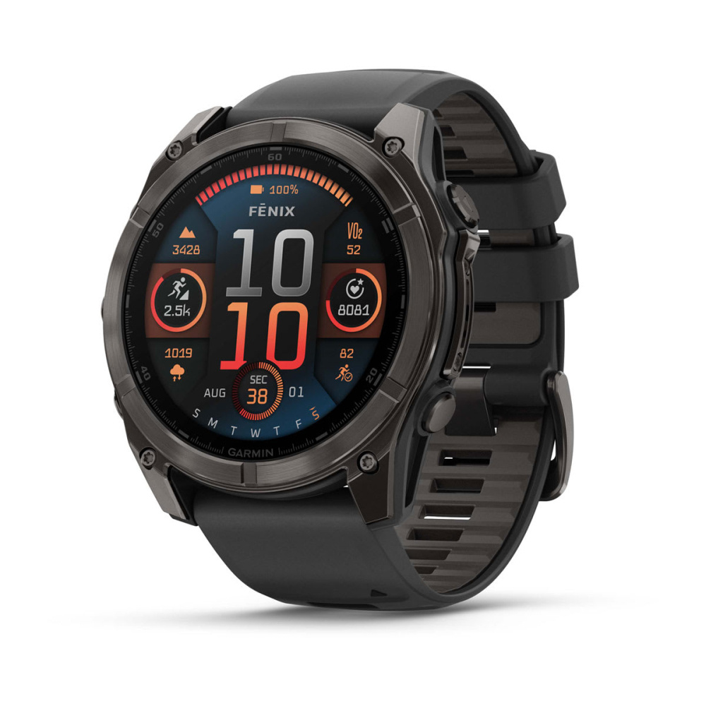 Garmin Smartwatch Fenix 8, AMOLED, Android/iOS, Gris - Resistente al Agua/Polvo/Golpes