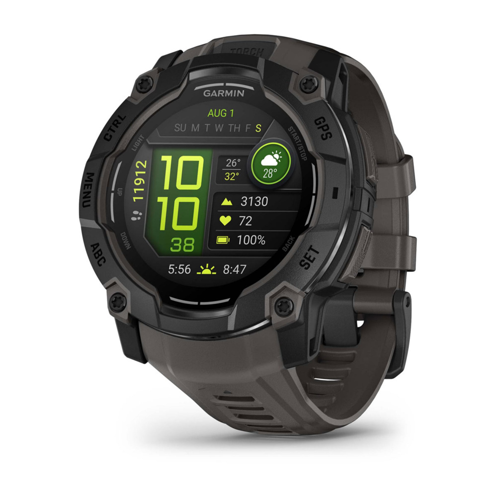 Garmin Smartwatch Instinct 3, AMOLED, Android/iOS, Negro - Resistente al Agua/Polvo/Golpes