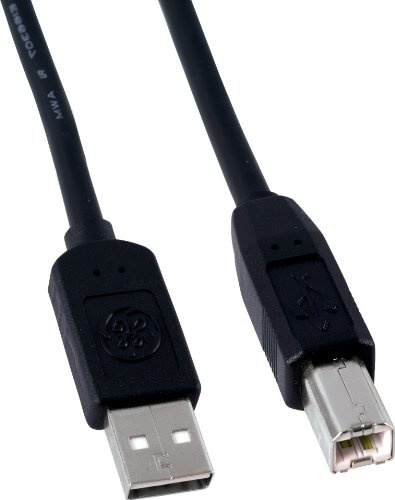 General Electric Cable USB A Macho - USB B Macho, 2 Metros, Negro