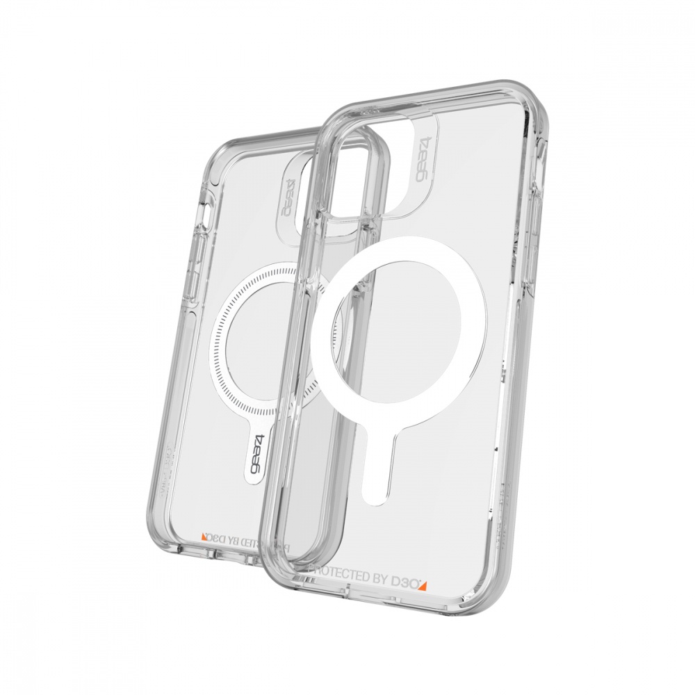 Gear4 Funda de Plástico Reciclado Crystal Palace para iPhone 12/12 Pro, Transparente