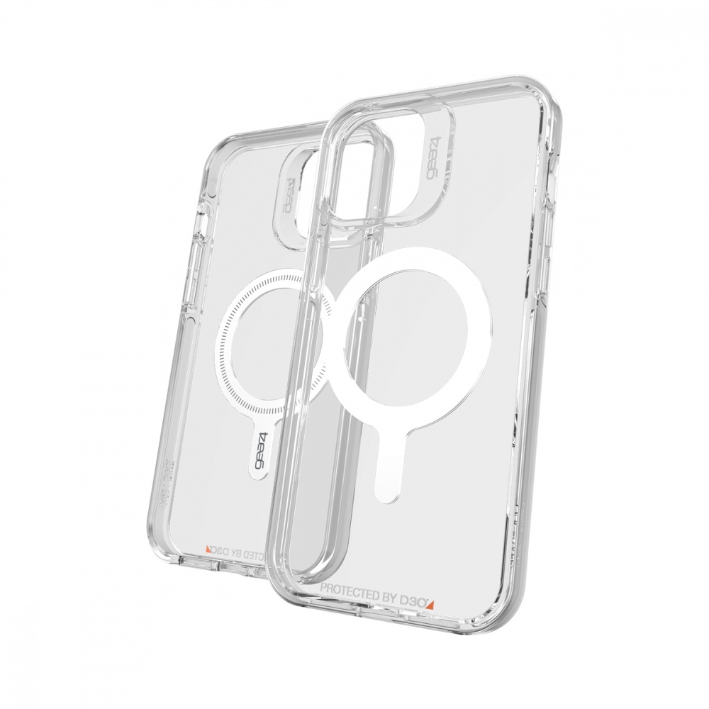 Gear4 Funda de Plástico Reciclado Crystal Palace para iPhone 12 Pro Max, Transparente