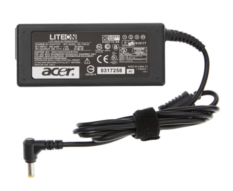 Generico Cargador para Laptop AC-ACER, 65W, 19V