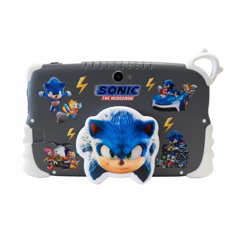 Tablet Genérico para Niños SONIC 7" 1024x600, 256GB, 8GB RAM, Android, Gris