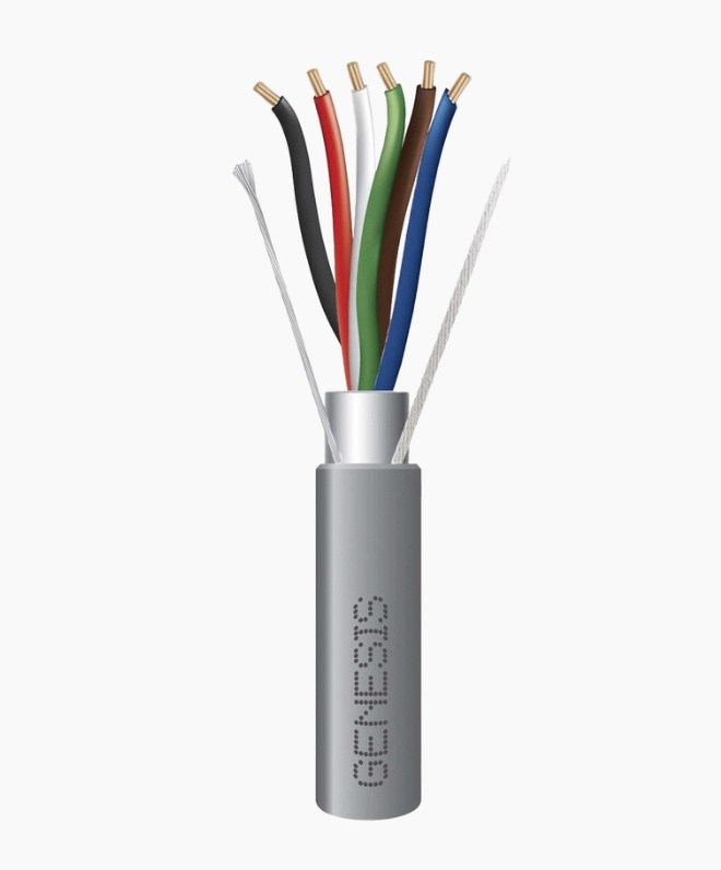 Genesis Bobina de Cable para Control, 22AWG, 305 Metros, Gris