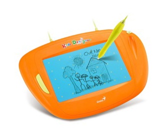 Tableta Gráfica Genius Kids Designer Tablet 5'' x 8'', Alámbrico, USB, Windows, Naranja