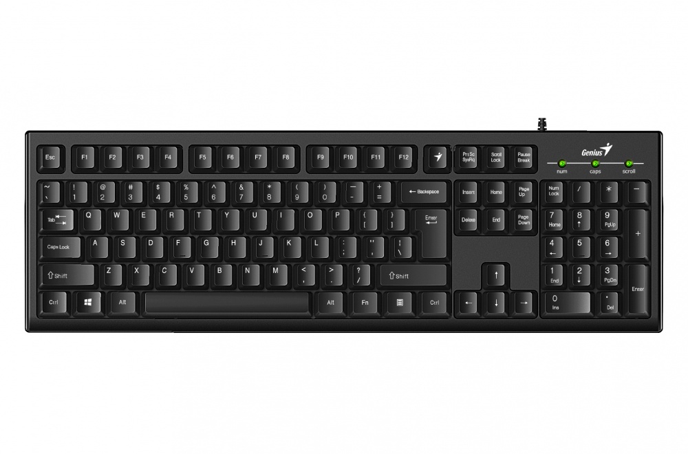 Teclado Genius Smart KB-100, Alámbrico, Negro (Español)