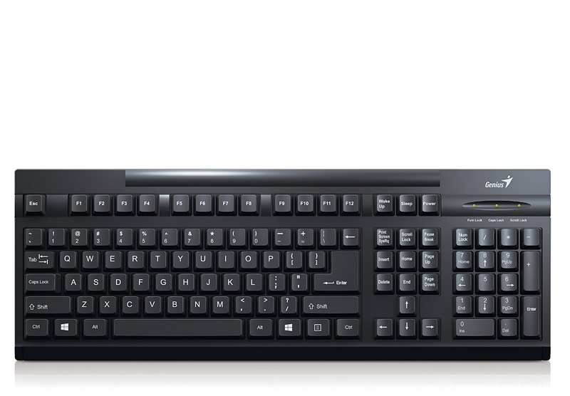 Teclado Genius KB-125, Alámbrico, USB, Negro (Inglés)