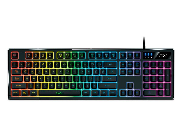 Teclado Gamer Genius Scorpion K7 LED RGB, Teclado Mecánico, Membrana, Alámbrico, USB, Negro, Español 