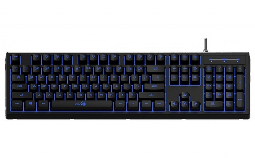 Teclado Gamer Genius Scorpion K6 LED Azul, Alámbrico, Negro (Español)