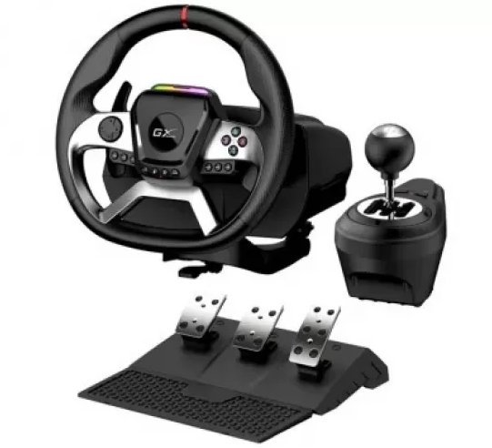 Genius Volante + Pedales + Palanca de Cambios Speed Master X5 FF
