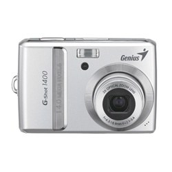 Cámara Digital Genius G-Shot 1400, 14MP, Zoom óptico 3x, Plata