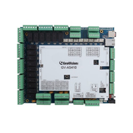 GeoVision Controlador GV-AS410 para 4 Puertas, Soporta 8 Lectores ...