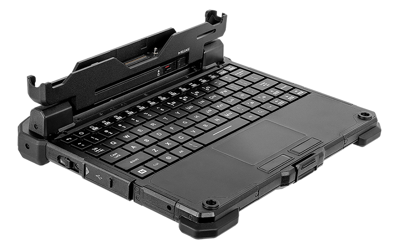 Teclado Getac UX10 GPKBU8 LED, Alámbrico, RF Inalámbrico, Negro, Inglés