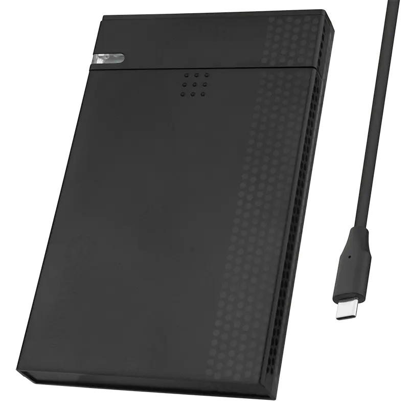 Getttech Gabinete de Disco Duro GGE-O25U3-01 2.5", SATA III, USB-C 3.1