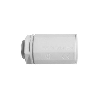 Gewiss Conector de Tubería Rígida a Caja, 5/8'', Blanco