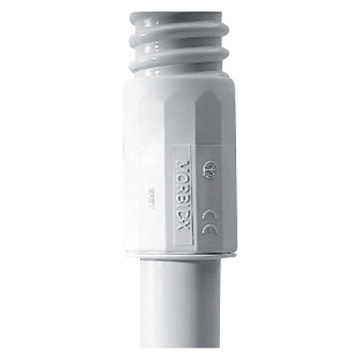 Gewiss Conector para Tubería Rígida PVC, 1'', Gris