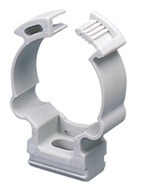 Gewiss Soporte de Collar Cerrado PVC, 1 1/4'', Gris