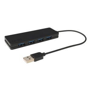 Ghia Hub USB A 2.0 Macho - 4x USB 2.0 Hembra, Negro | Cyberpuerta.mx
