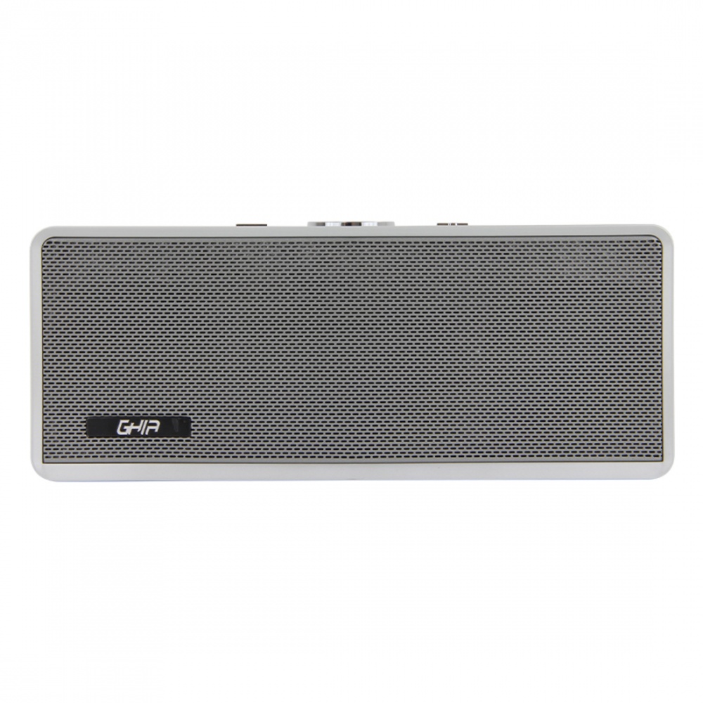 Ghia Bocina Portátil BX500, Bluetooth, Inalámbrico, 10W RMS, USB, Gris
