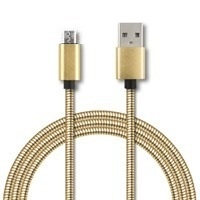 Ghia Cable USB-A Macho - Micro-USB B Macho, 1 Metro