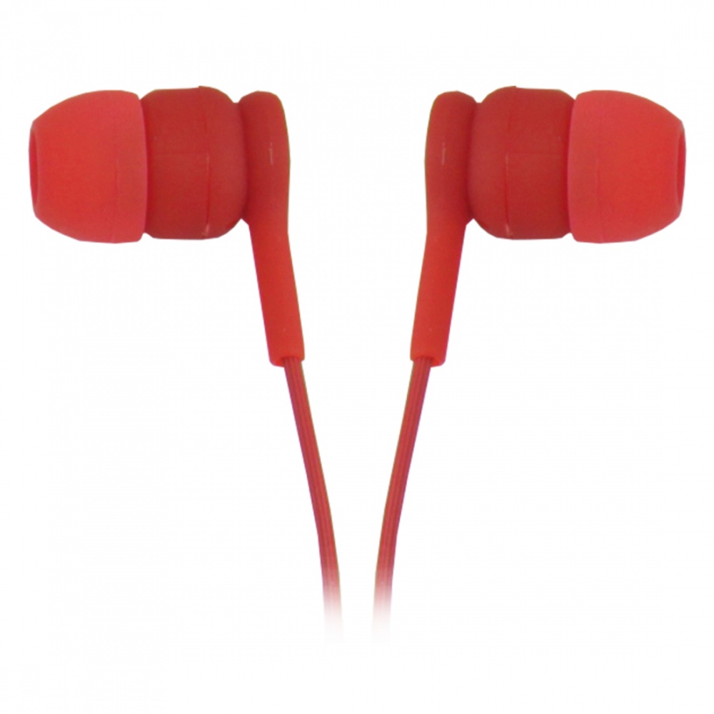 Ghia Audífonos Intrauriculares con Micrófono COMET2, Alámbrico, 1.2 Metros, 3.5mm, Rojo