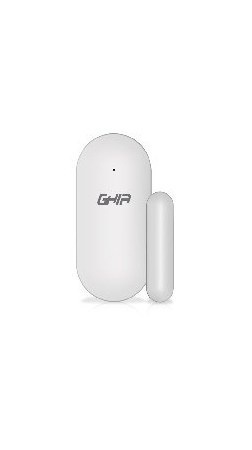 Ghia Sensor de Movimiento para Puertas y Ventanas GAL-006, IR Inalámbrico, Anti-Pet, Blanco