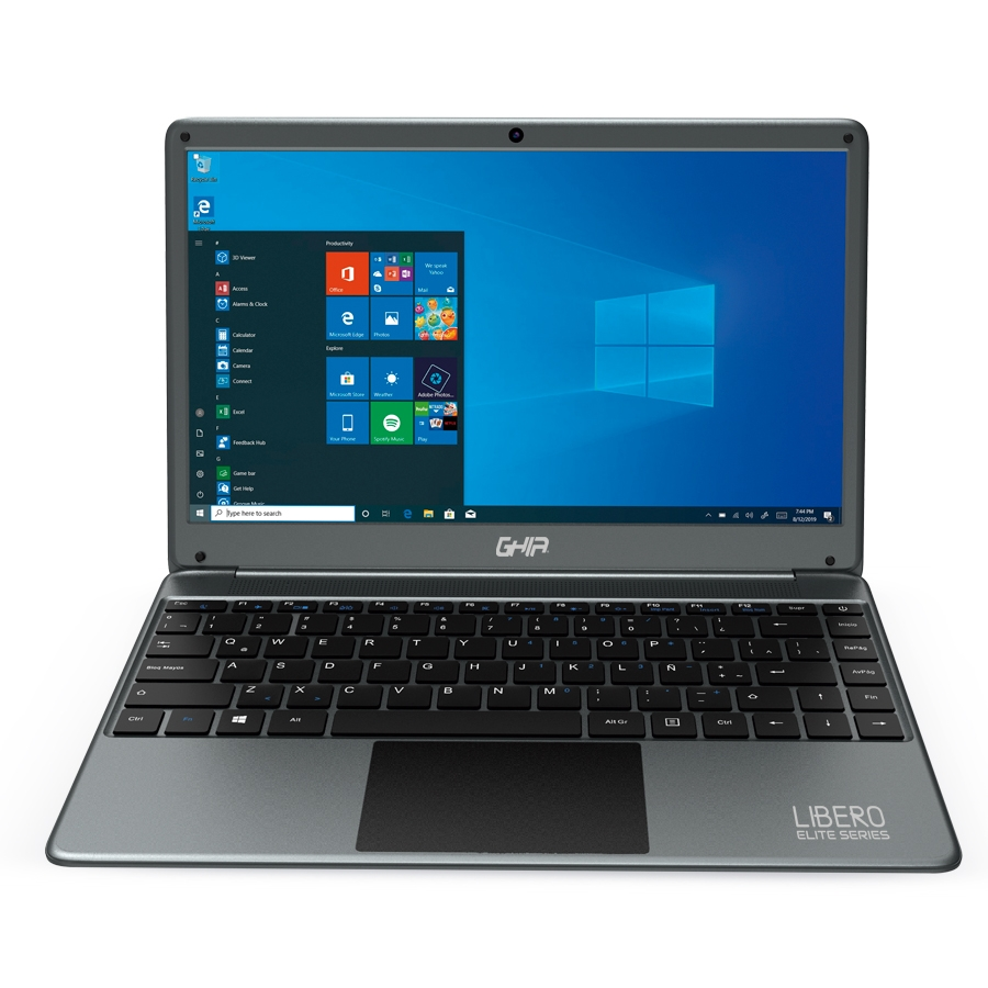 Laptop Ghia Libero 14.1" HD, Intel Core i3-6157U 2.40GHz, 8GB, 256GB SSD, Windows 10 Home 64-bit, Español, Gris