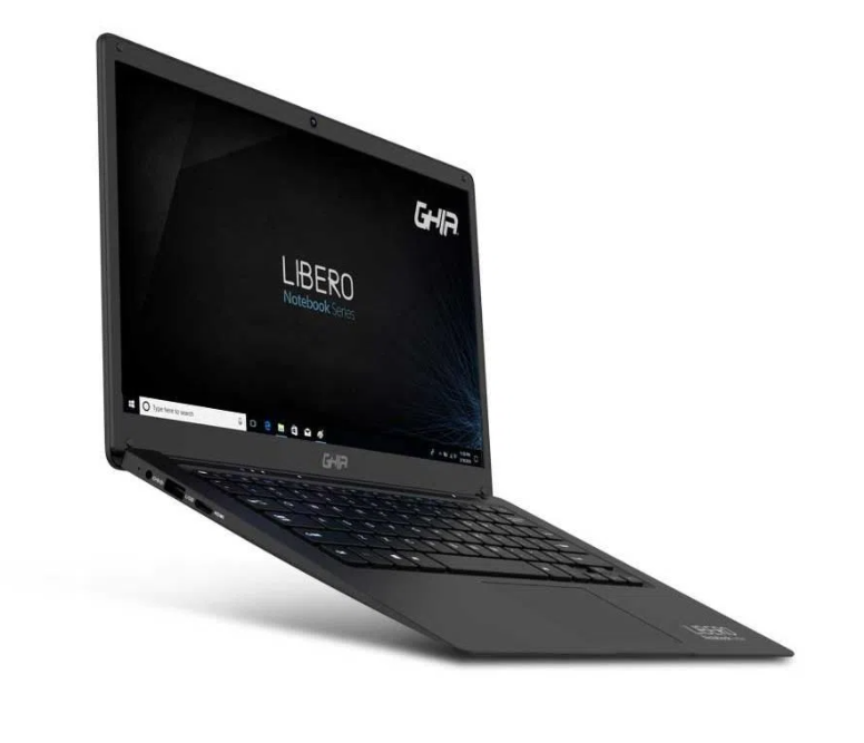 Laptop Ghia Libero LXH14CPP 14.1" HD, Intel Celeron N3350 1.10GHz, 4GB, 64GB eMMC, Windows 10 Pro 64-bit, Español, Negro