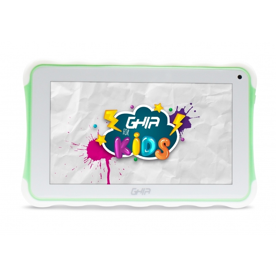 Tablet Ghia para Niños GTAB718 7", 8GB, 1024 x 600 Pixeles, Android 8.1, Bluetooth 4.0, Verde/Blanco