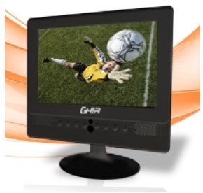 Ghia TV LED Portátil GH-TV07O-N 7'', Batería Recargable, Negro