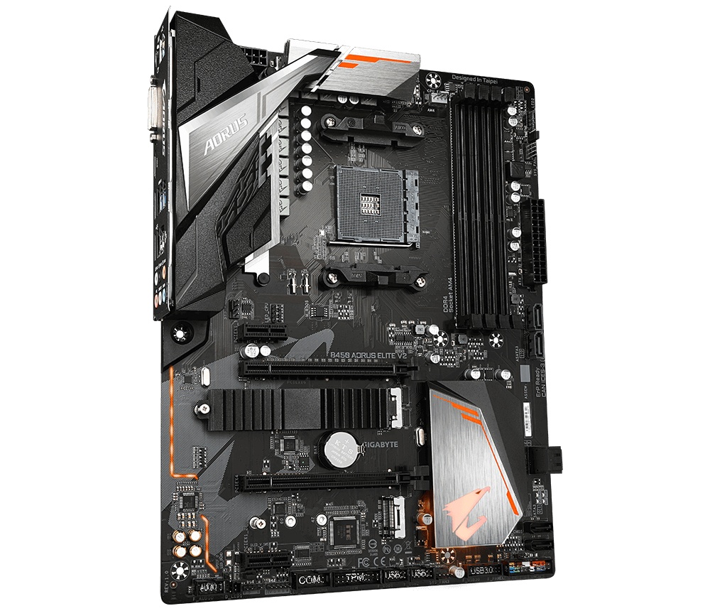 Tarjeta Madre AORUS ATX B450 Elite V2, S-AM4, AMD B450, HDMI, 128GB DDR4 para AMD ― Requiere Actualización de BIOS para Ryzen Serie 5000