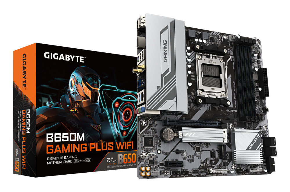 Tarjeta Madre Gigabyte B650M GAMING PLUS, Micro-ATX, Socket AM5, AMD B650, 256GB DDR5, HDMI/DP para AMD ― ¡Envío gratis limitado a 3 unidades por cliente!