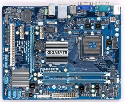 Tarjeta Madre Gigabyte icro ATX GA-G41MT-S2, S-775, 8GB DDR3, para Intel