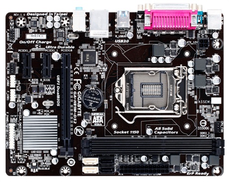 Tarjeta Madre Gigabyte micro ATX GA-H81M-DS2, S-1150, Intel H81, 16GB DDR3, para Intel