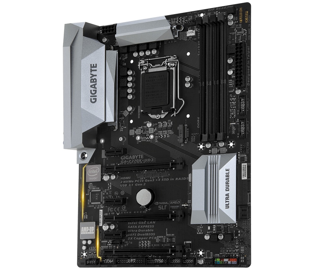 Tarjeta Madre Gigabyte ATX GA-Z270X-UD3, S-1151, Intel Z270, HDMI, 64GB DDR4 para Intel