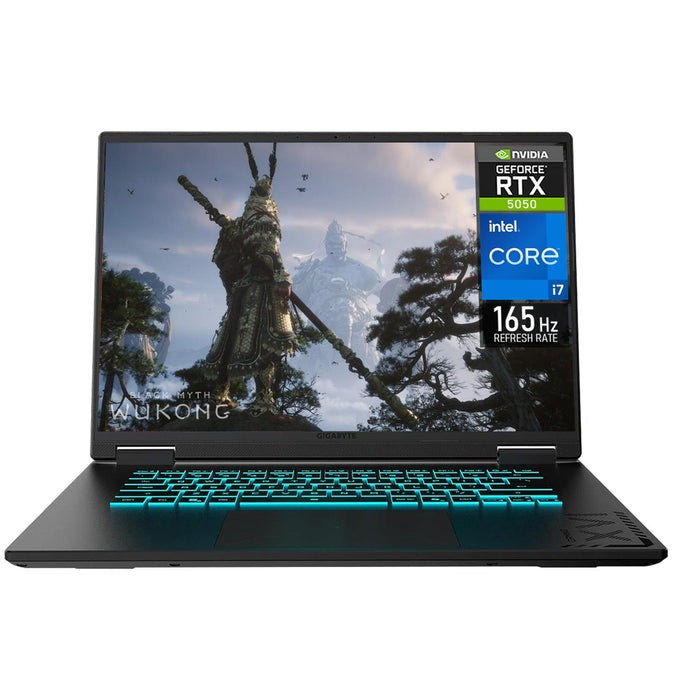 Laptop Gamer Gigabyte A16, 16" 1920x1200, Intel Core i7-13620H, NVIDIA GeForce RTX 5050, 32GB, 1TB SSD, Windows 11 Home, Español