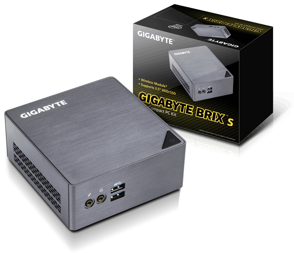 Gigabyte BRIX GB-BSI7H-6500, Intel Core i7-6500U 2.50GHz (Barebone)