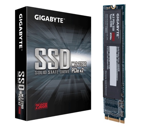 SSD Gigabyte NVMe, 256GB, PCI Express 3.0, M.2