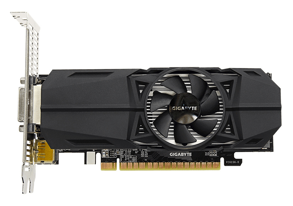Tarjeta de Video Gigabyte NVIDIA GeForce GTX 1050 Ti OC Low Profile, 4GB 128-bit GDDR5, PCI Express x16 3.0 ― Caja abierta, producto funcional.