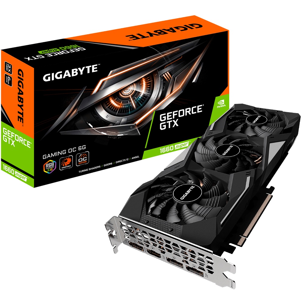 Tarjeta de Video Gigabyte NVIDIA GeForce GTX 1660 SUPER Gaming OC, 6GB 192-bit GDDR6, PCI Express x16 3.0