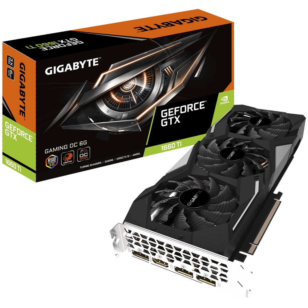 Tarjeta de Video Gigabyte NVIDIA GeForce GTX 1660 Ti Gaming OC, 6GB 192-bit GDDR6, PCI Express x16 3.0